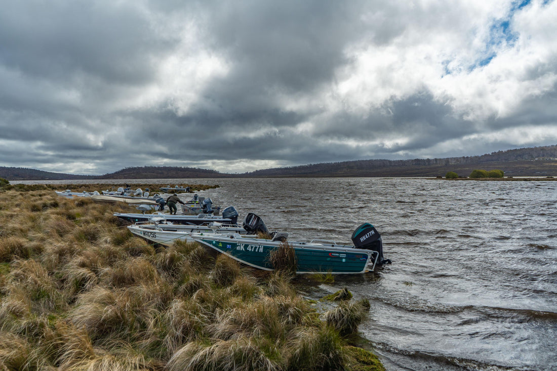 World Fly Fishing Championship 2019 in Tasmania: Session 3 on Little Pine Lagoon