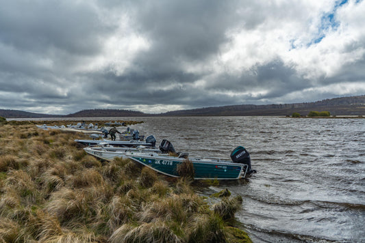 World Fly Fishing Championship 2019 in Tasmania: Session 3 on Little Pine Lagoon