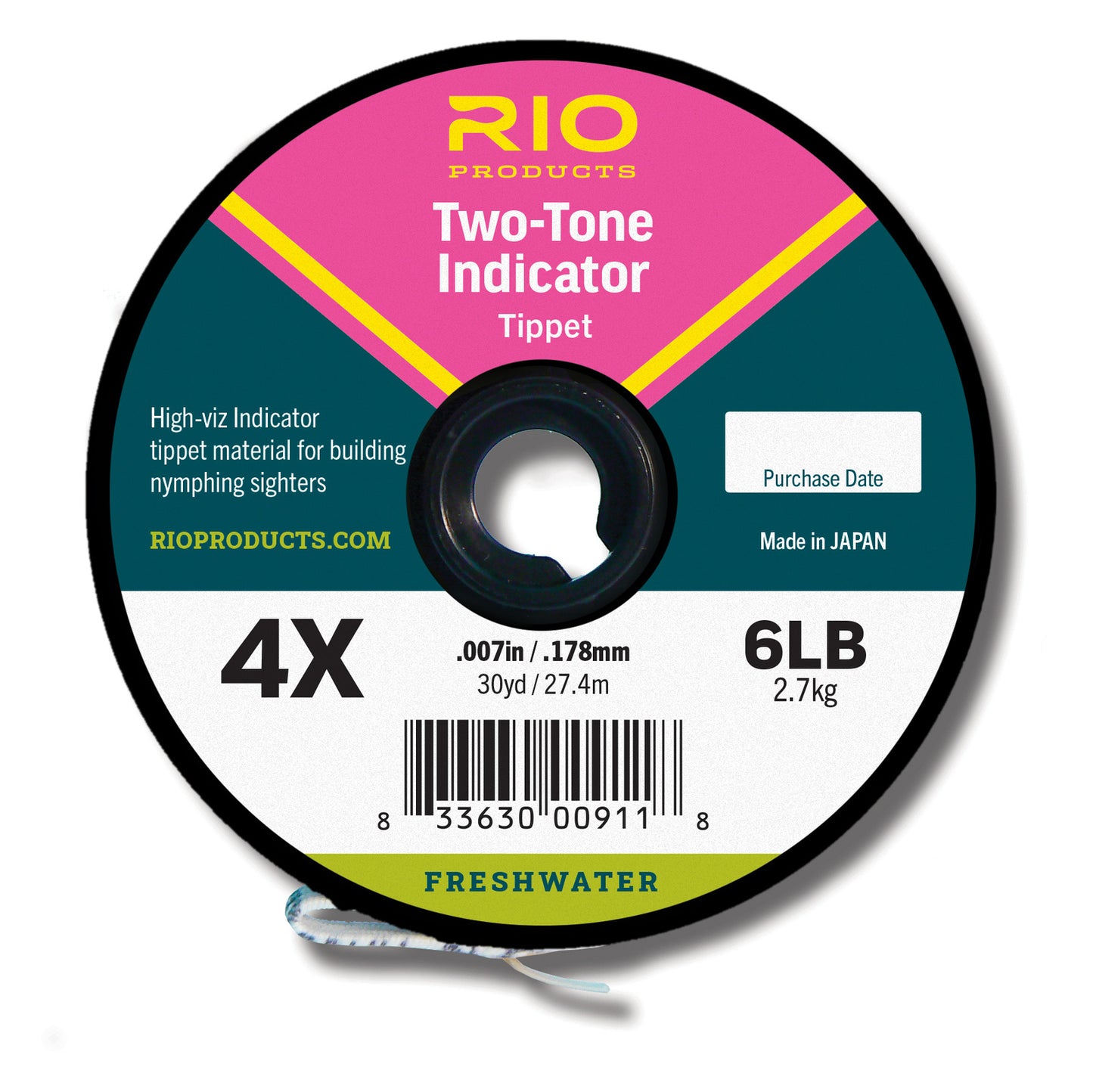 Rio Two Tone Indicator Tippet (Fl Pink & Chartreuse)