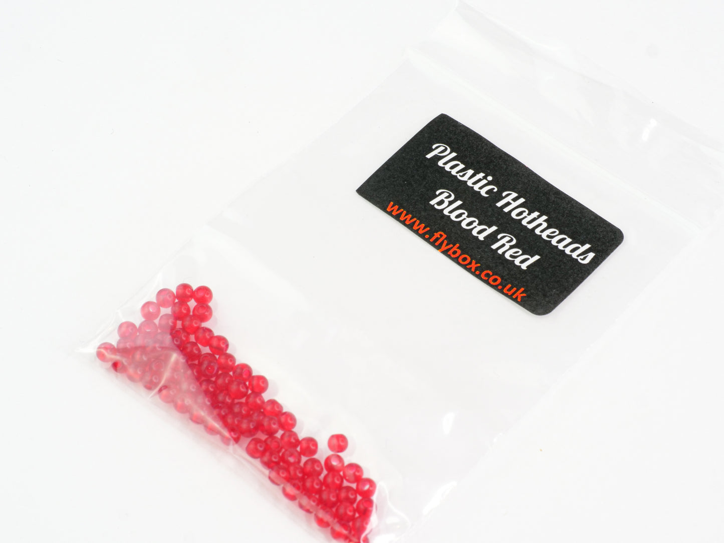 Flybox UK plastic fly beads (~3 mm)