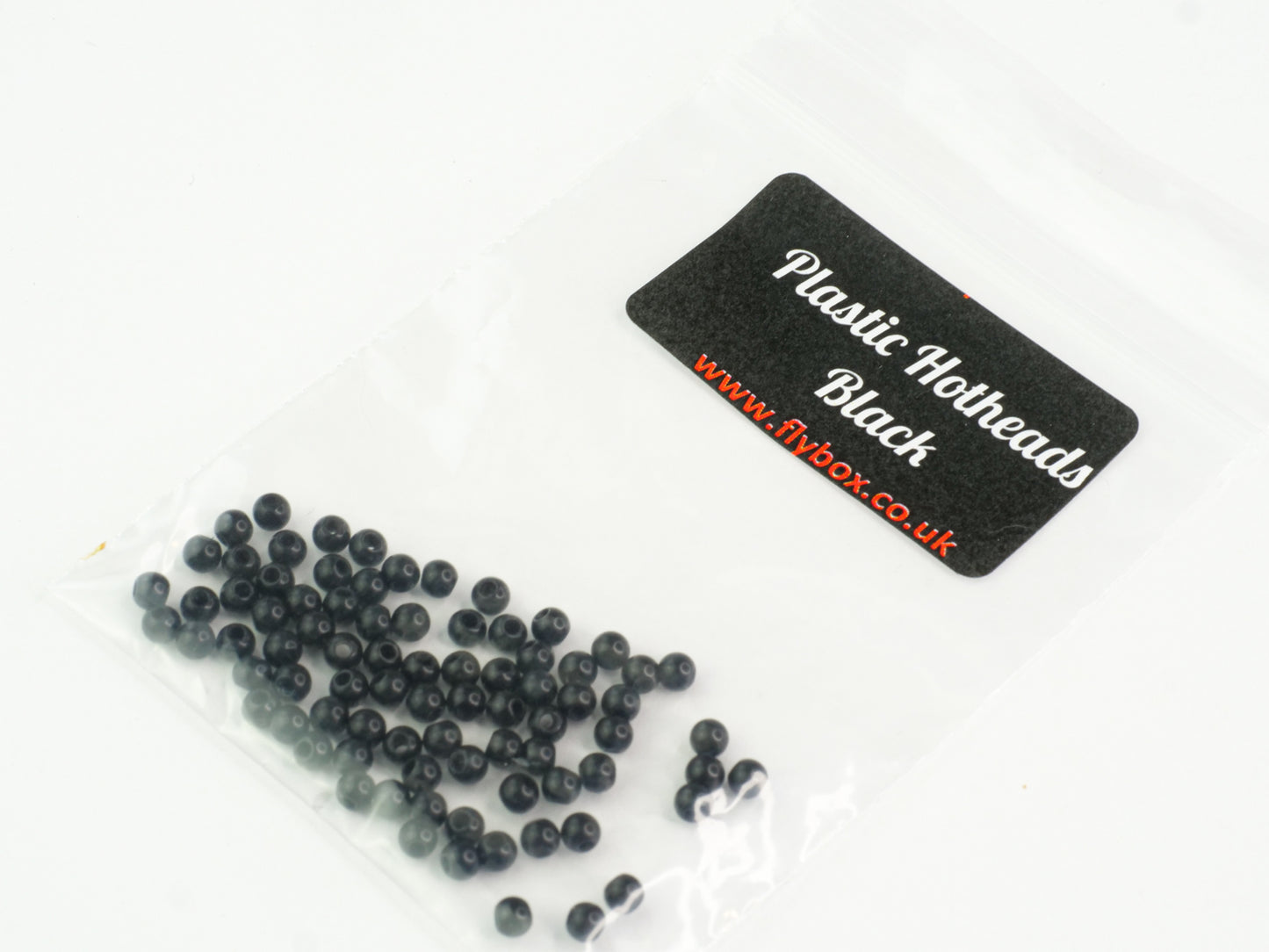 Flybox UK plastic fly beads (~3 mm)