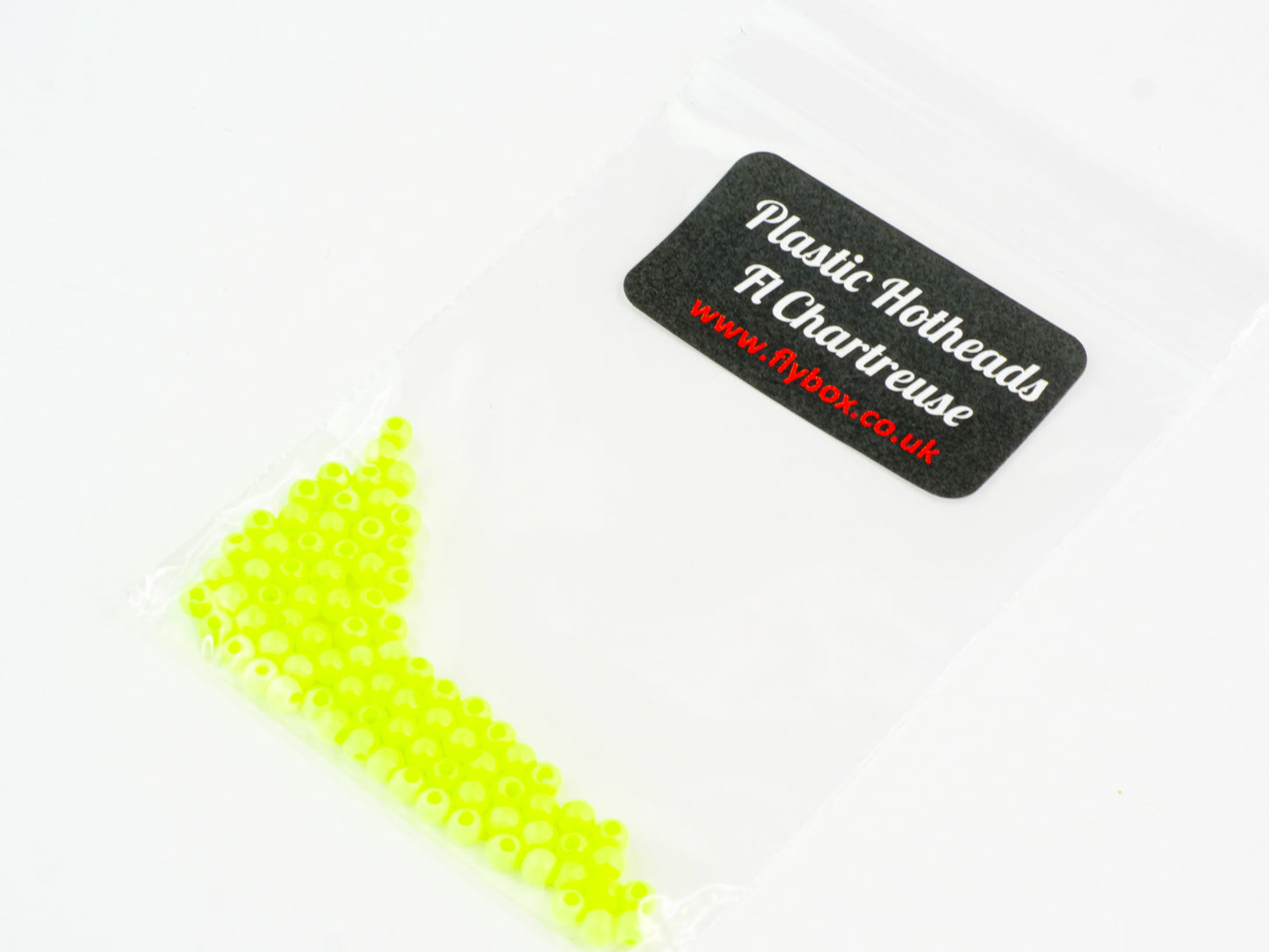 Flybox UK plastic fly beads (~3 mm)