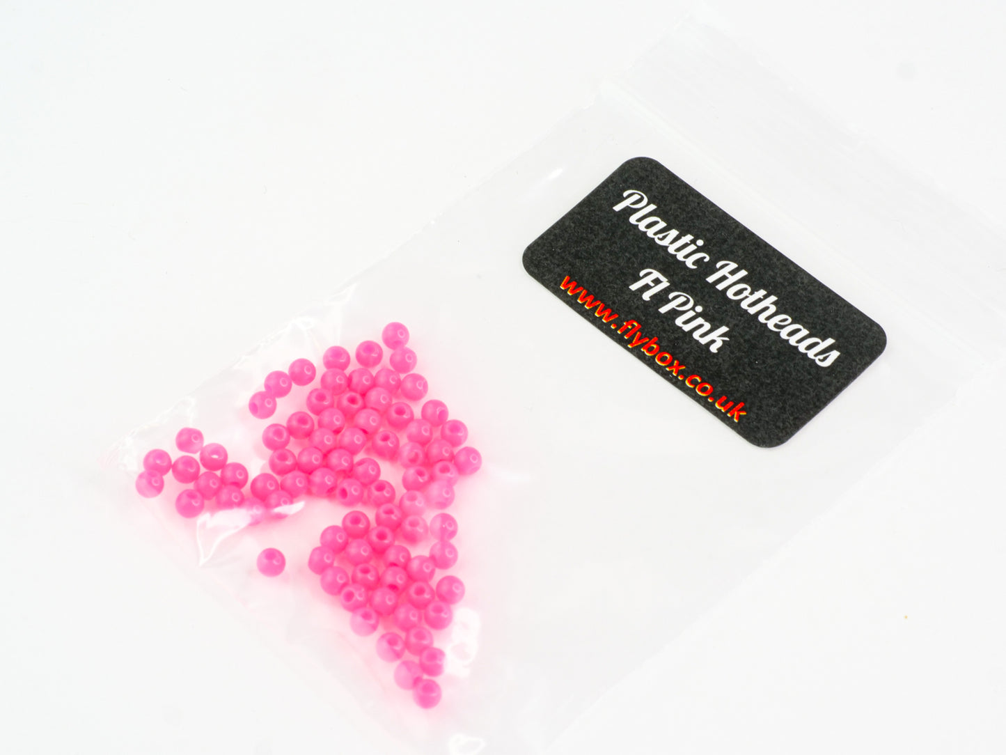 Flybox UK plastic fly beads (~3 mm)