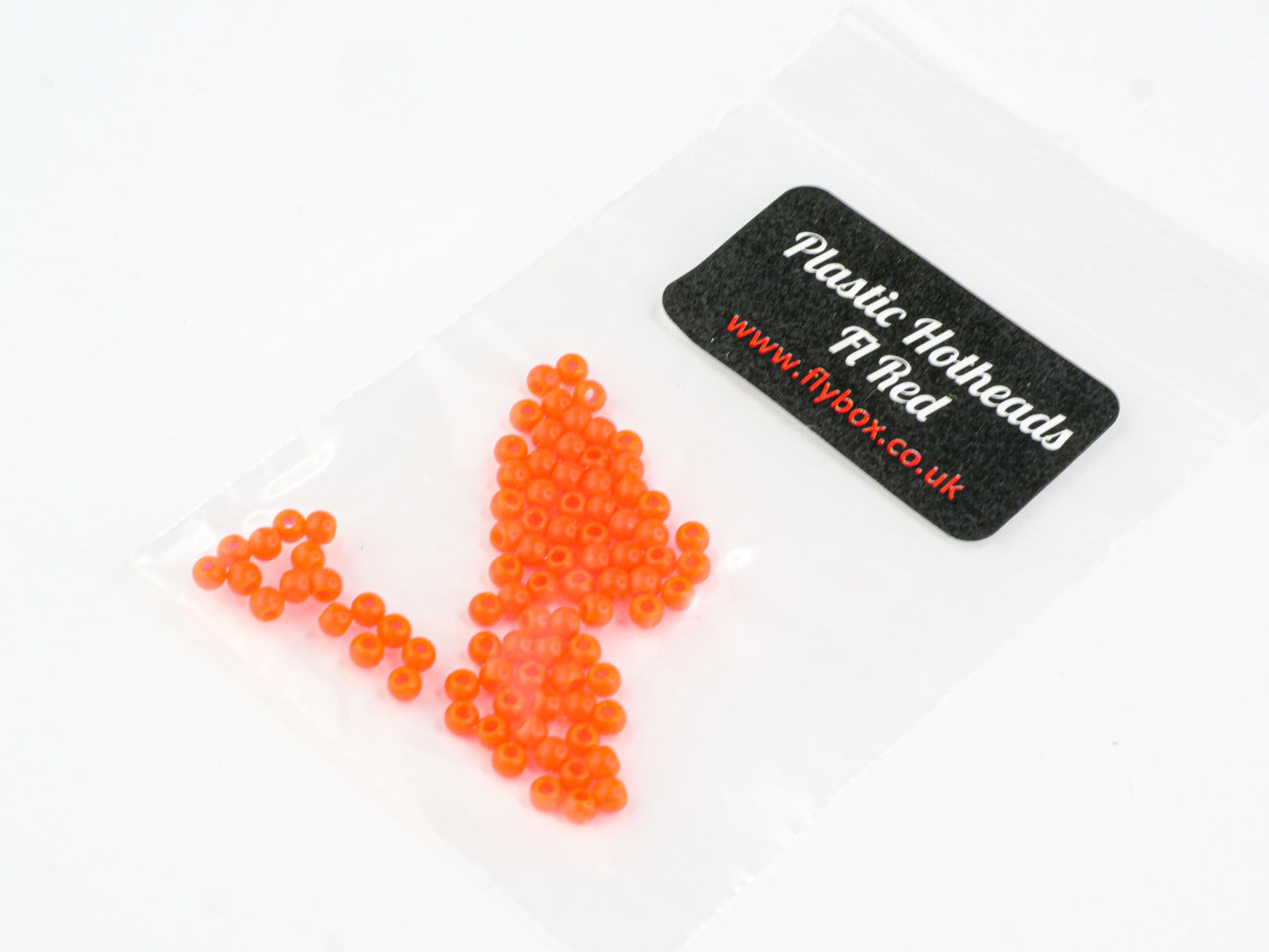 Flybox UK plastic fly beads (~3 mm)