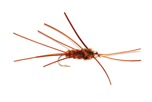 Tungsten brown rubber legged stonefly