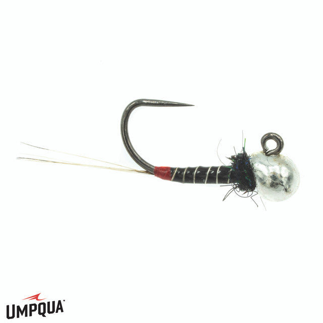 Umpqua Czech Bomb Jig (olive, brown and black)