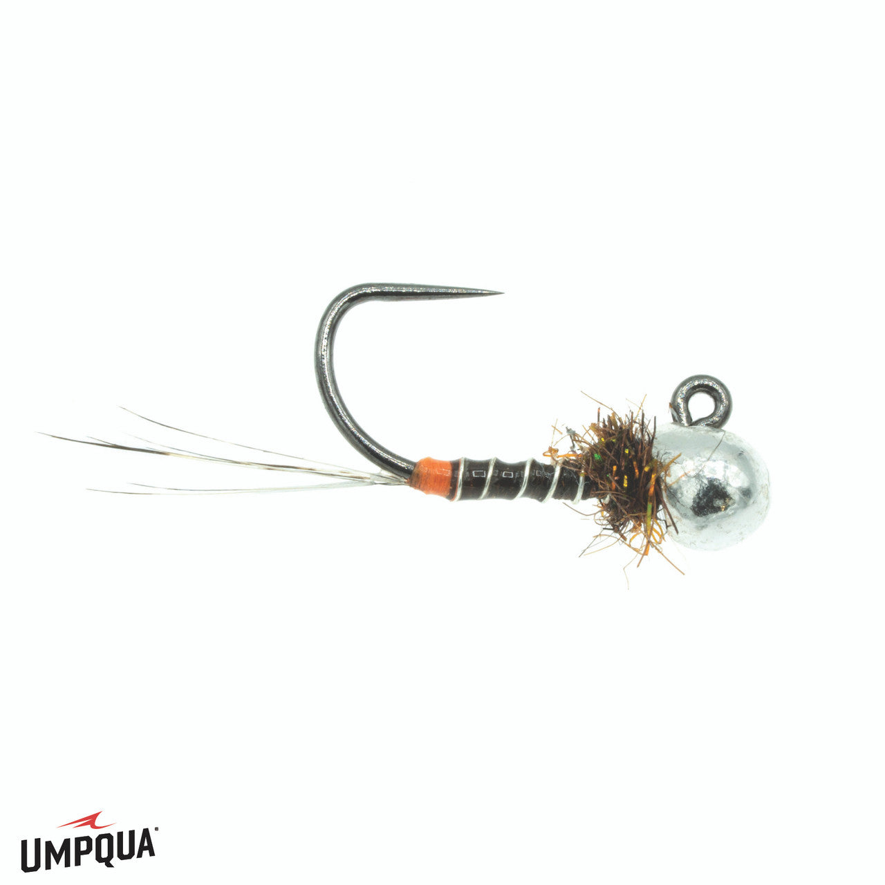 Umpqua Czech Bomb Jig (olive, brown and black)