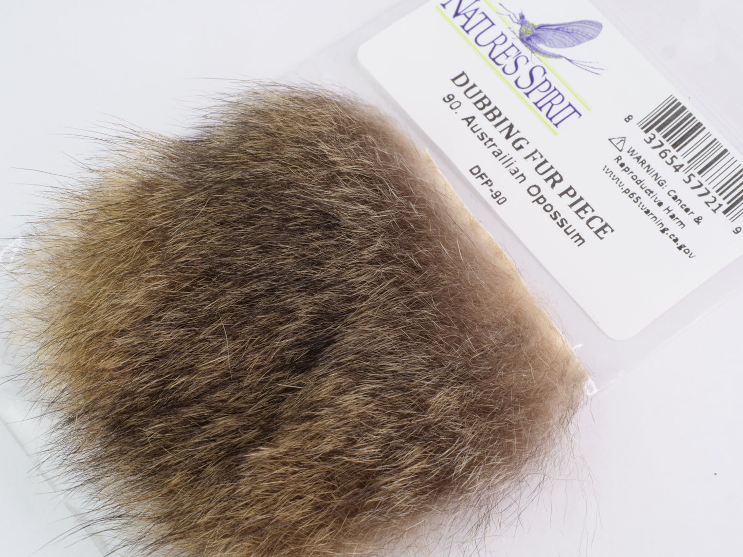 Opossum dubbing fur piece