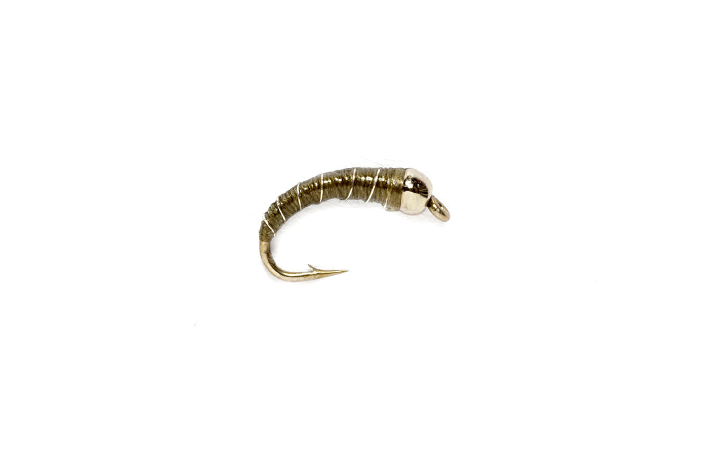 Olive Tungsten Zebra Midge