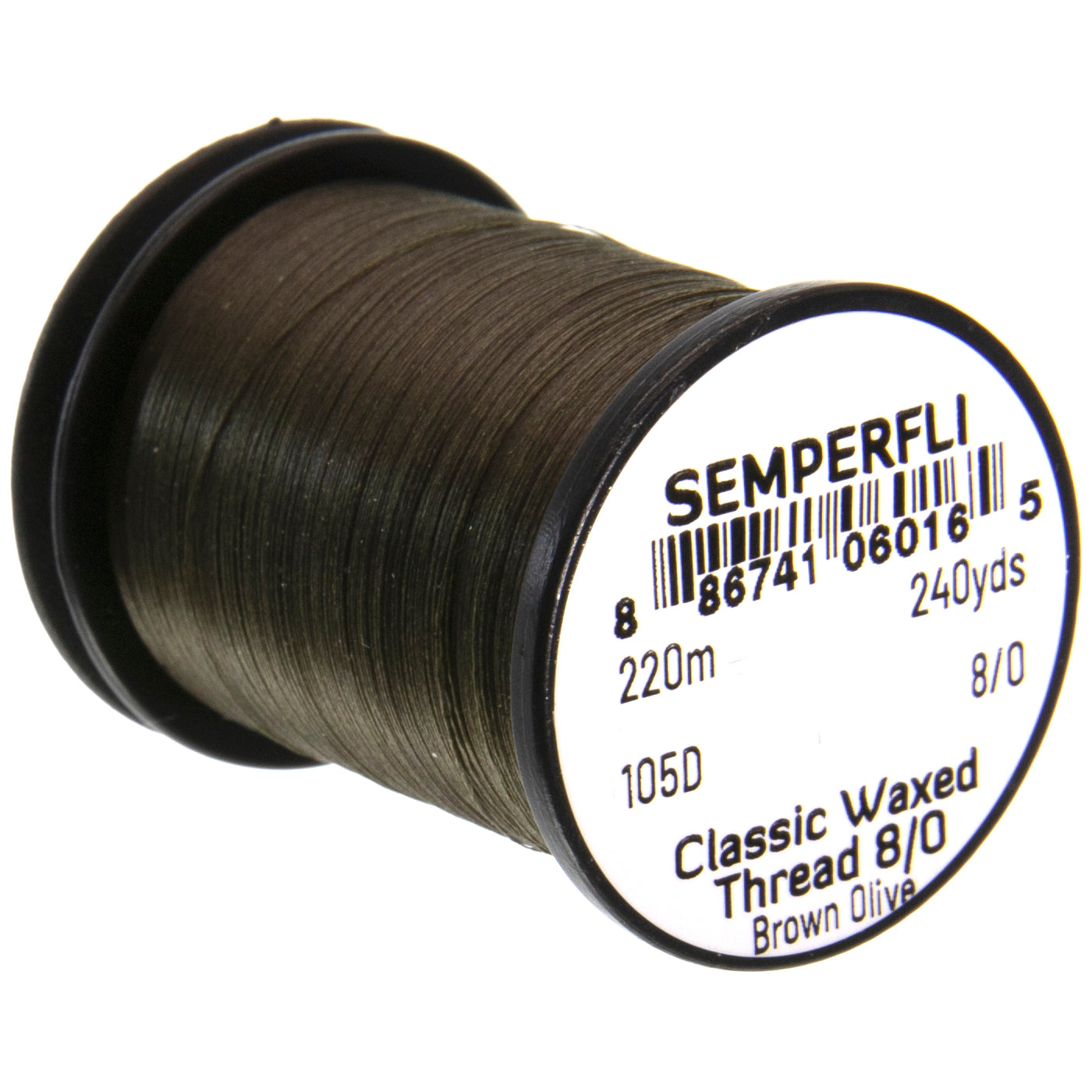 Semperfli Classic Waxed Thread 8-0 (240 yard spool)