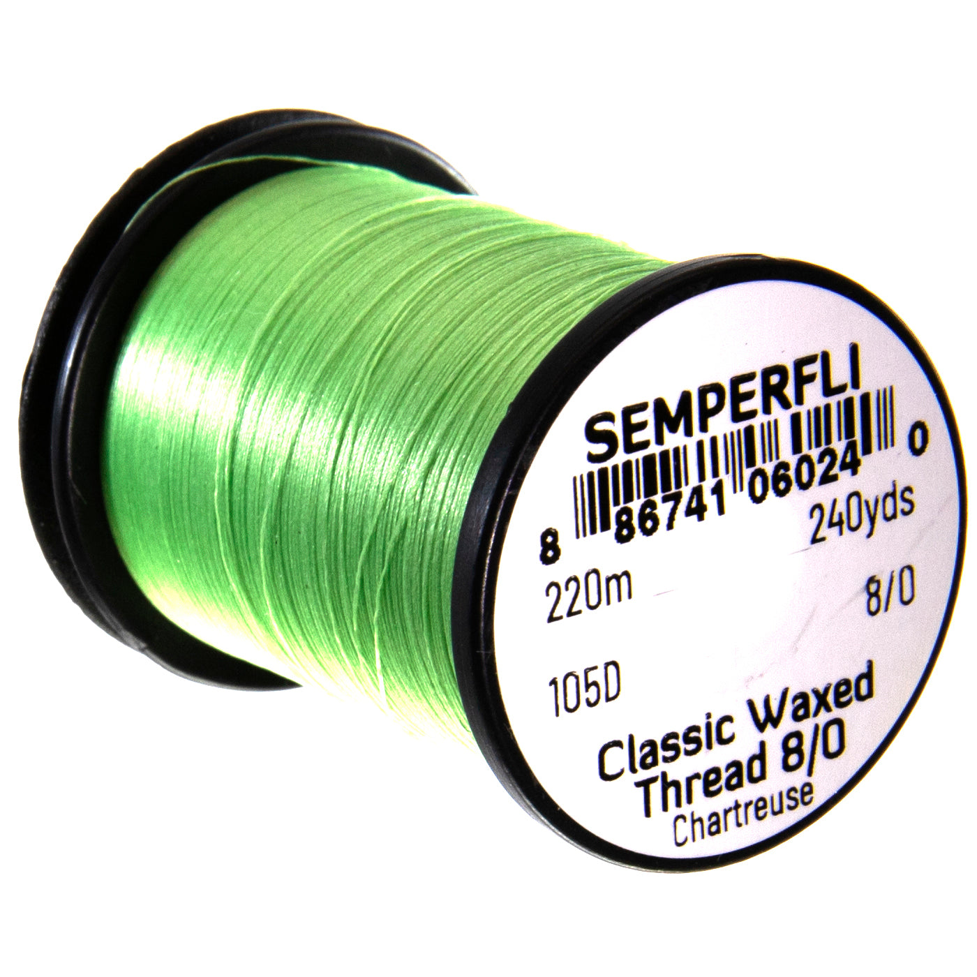 Semperfli Classic Waxed Thread 8-0 (240 yard spool)