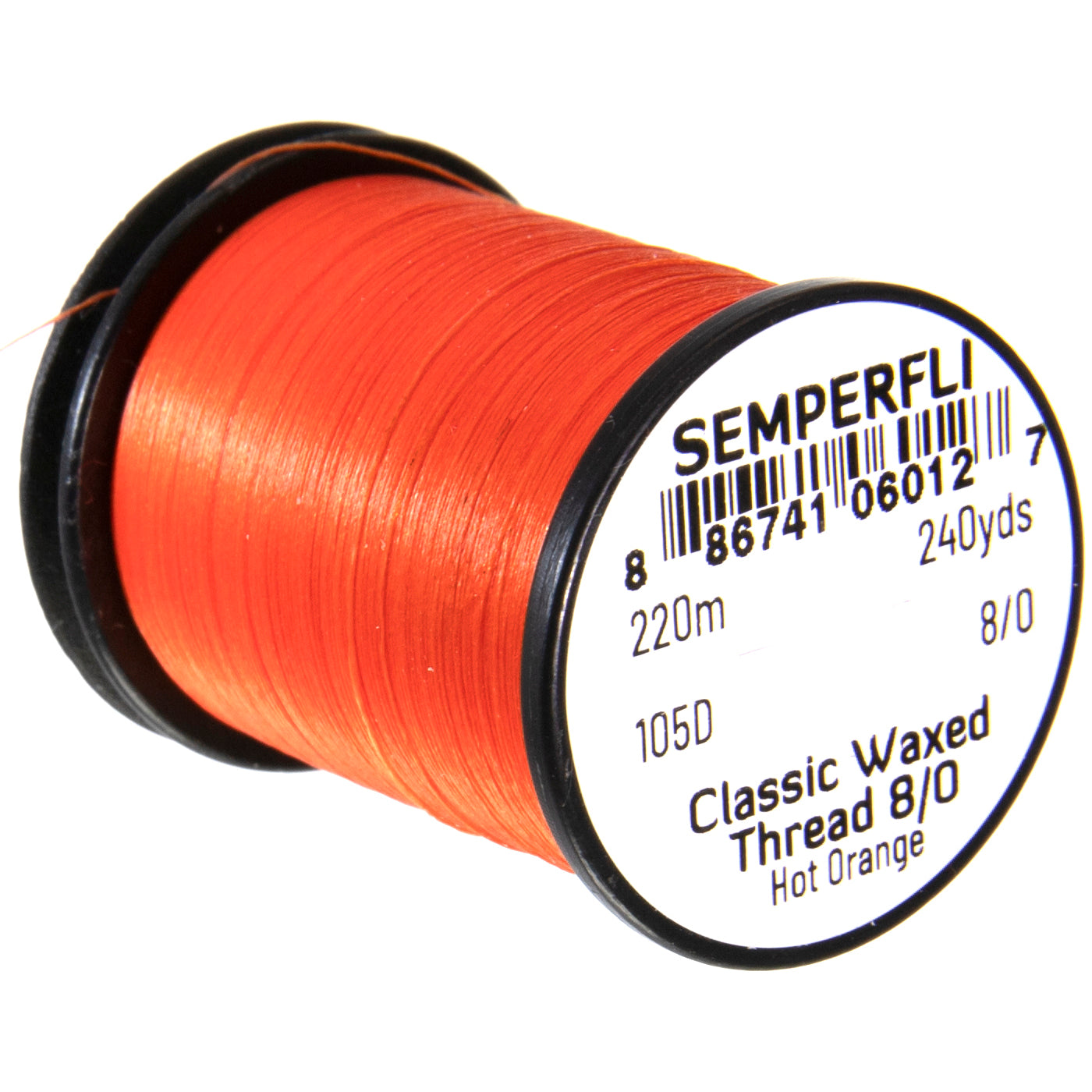 Semperfli Classic Waxed Thread 8-0 (240 yard spool)