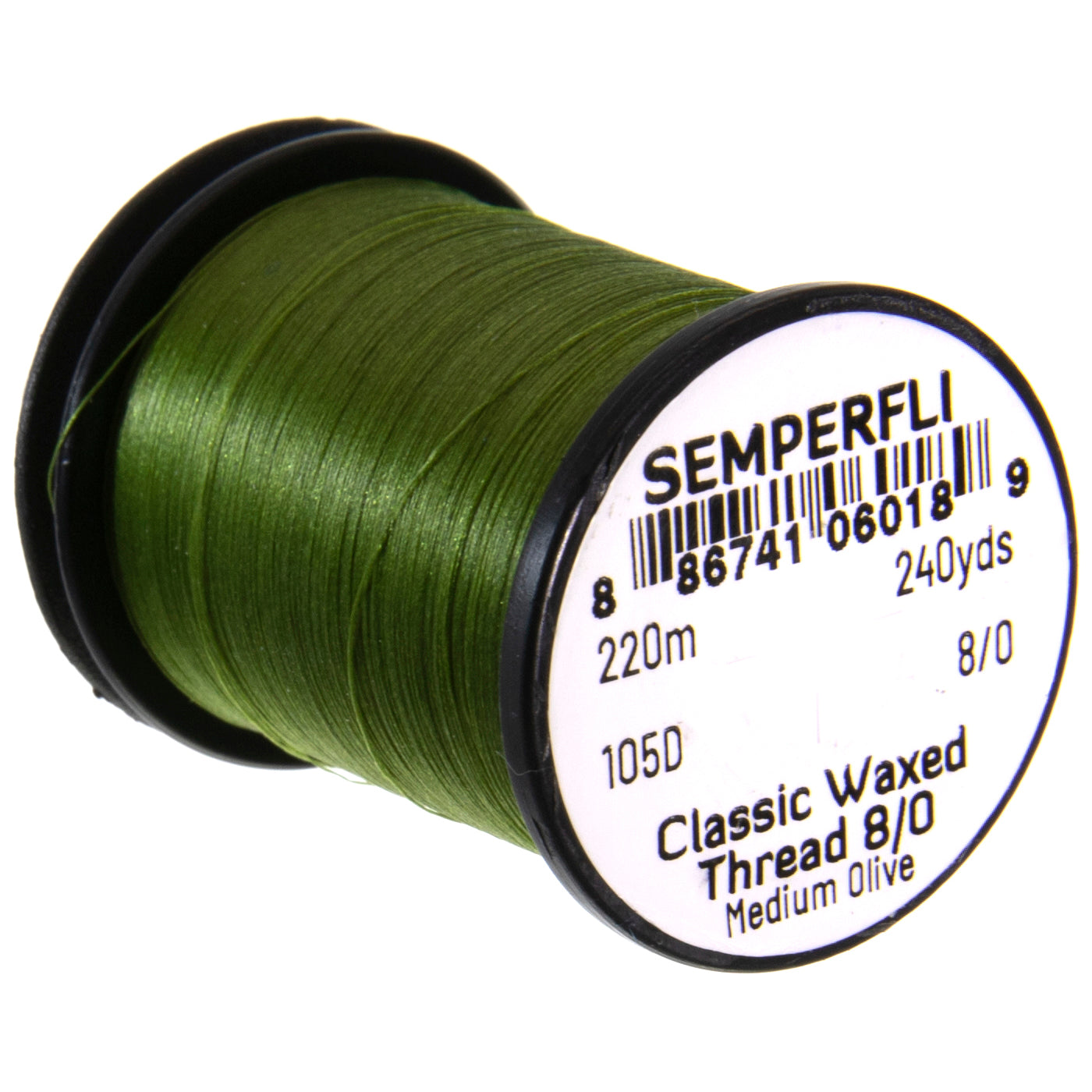 Semperfli Classic Waxed Thread 8-0 (240 yard spool)