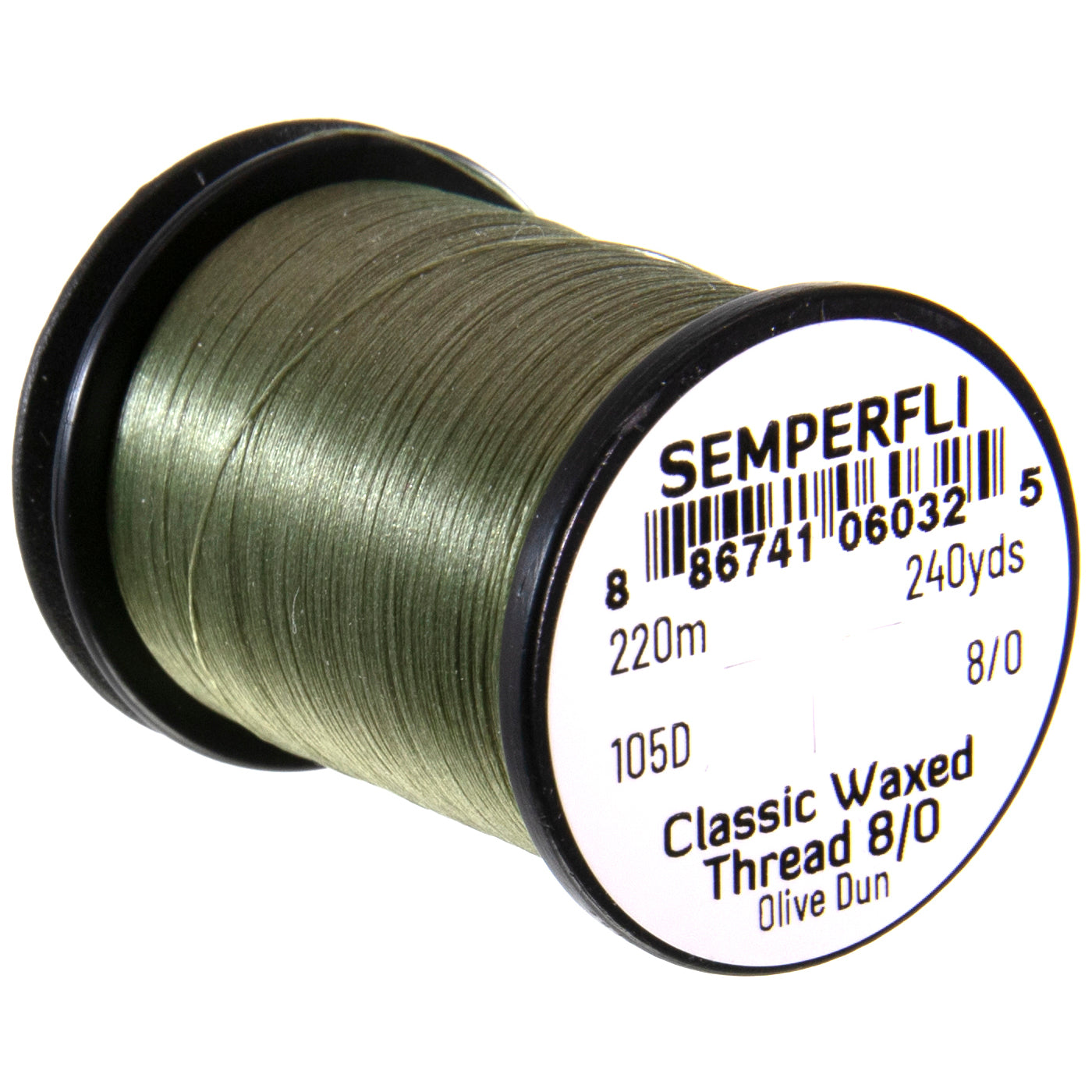 Semperfli Classic Waxed Thread 8-0 (240 yard spool)