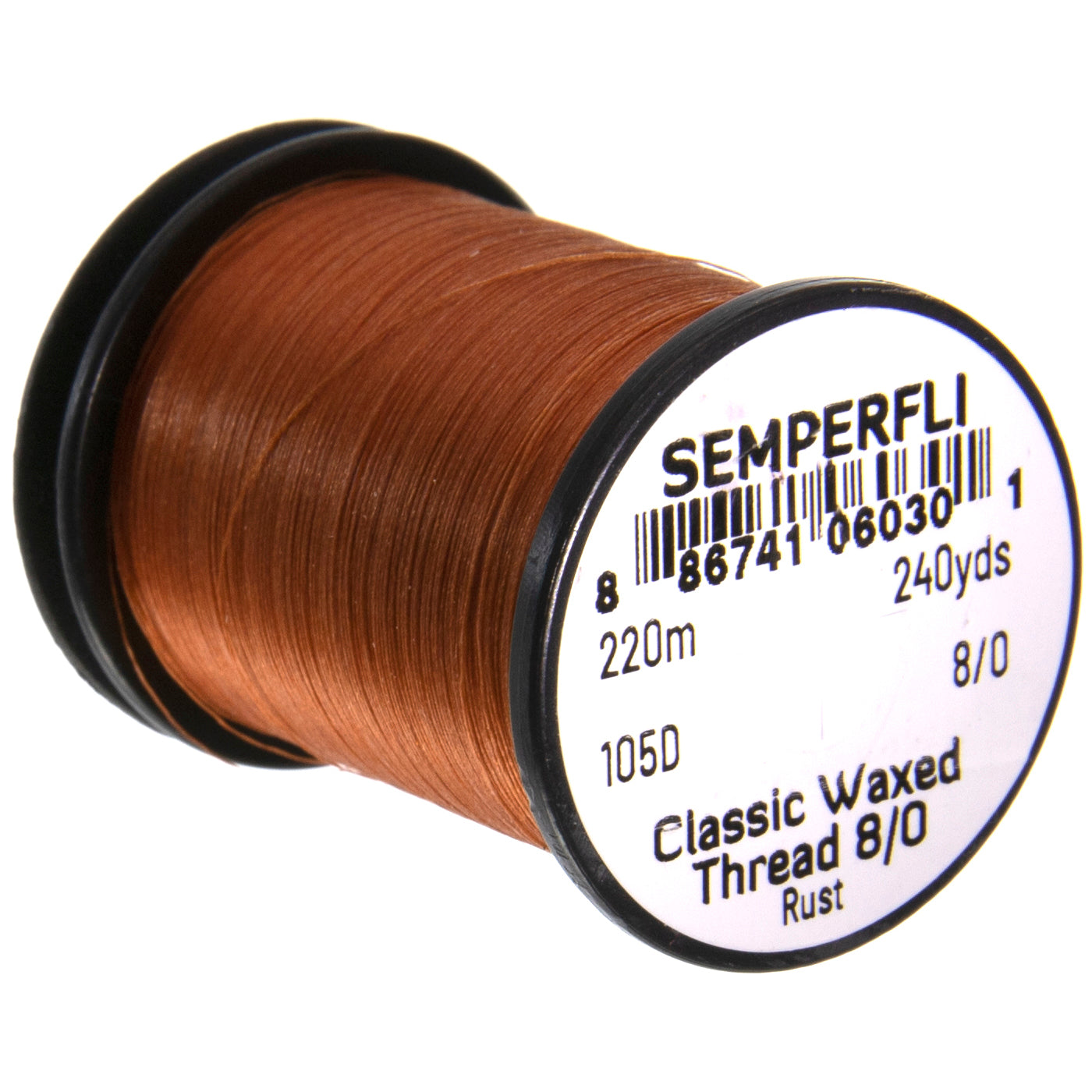 Semperfli Classic Waxed Thread 8-0 (240 yard spool)