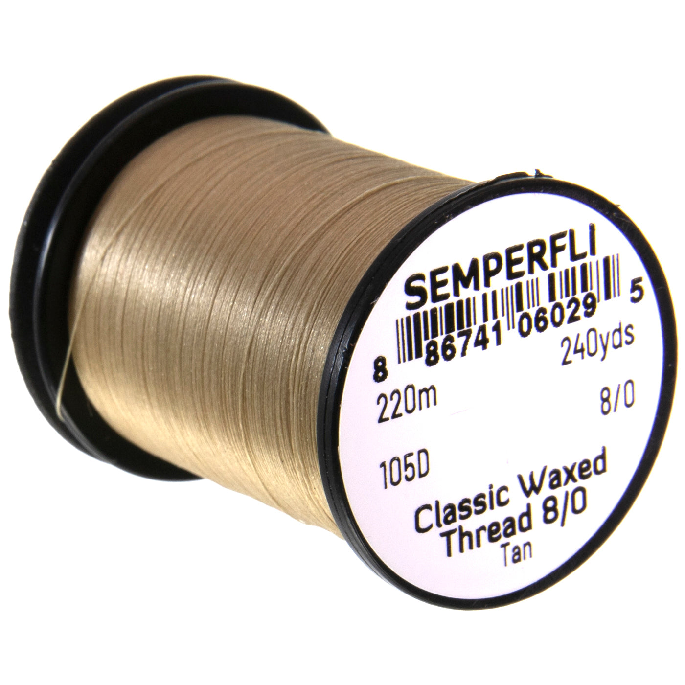Semperfli Classic Waxed Thread 8-0 (240 yard spool)