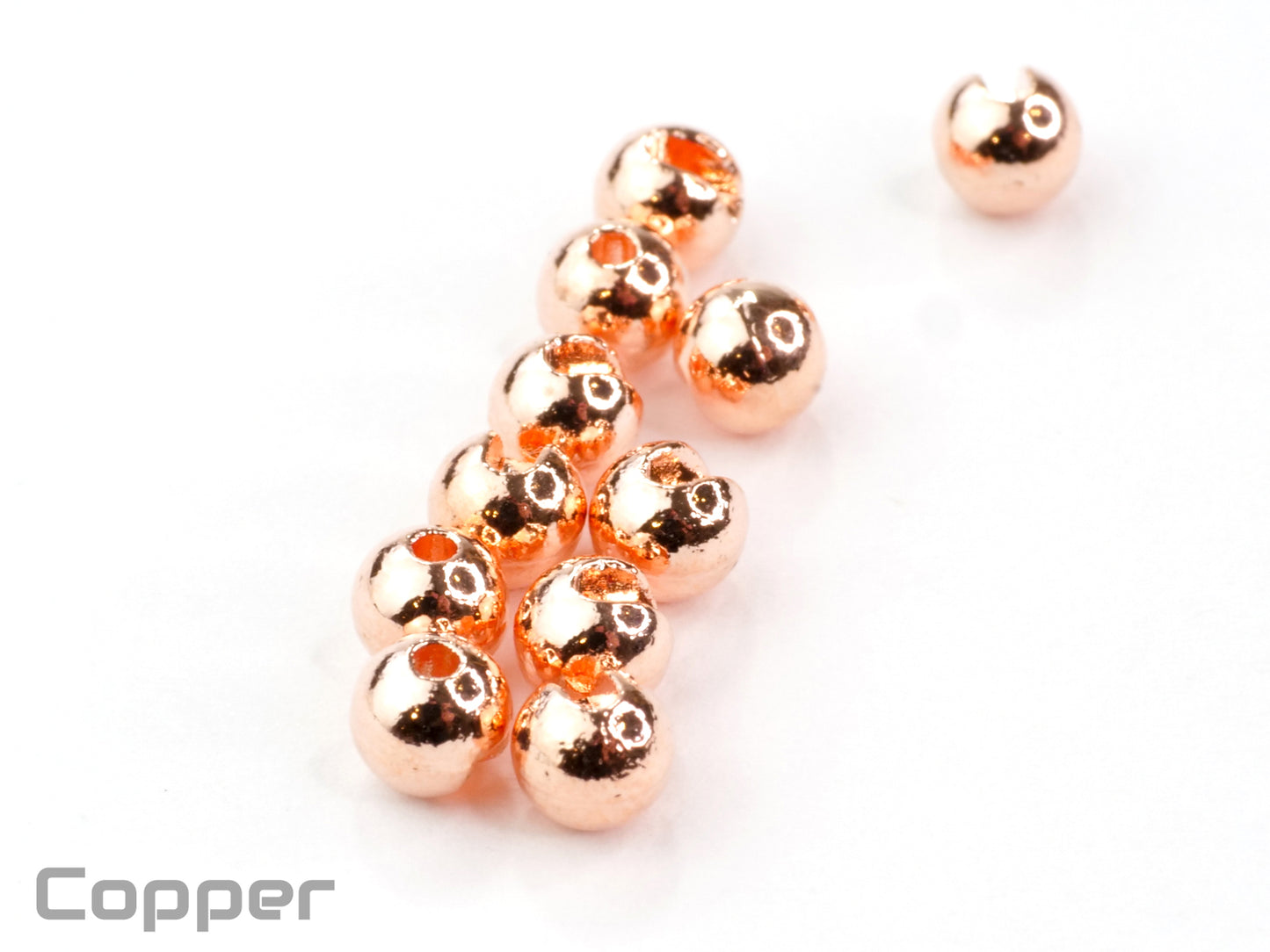 Tactical Fly Fisher Slotted Tungsten Beads 50 Pack (Standard and Metallic Colors)