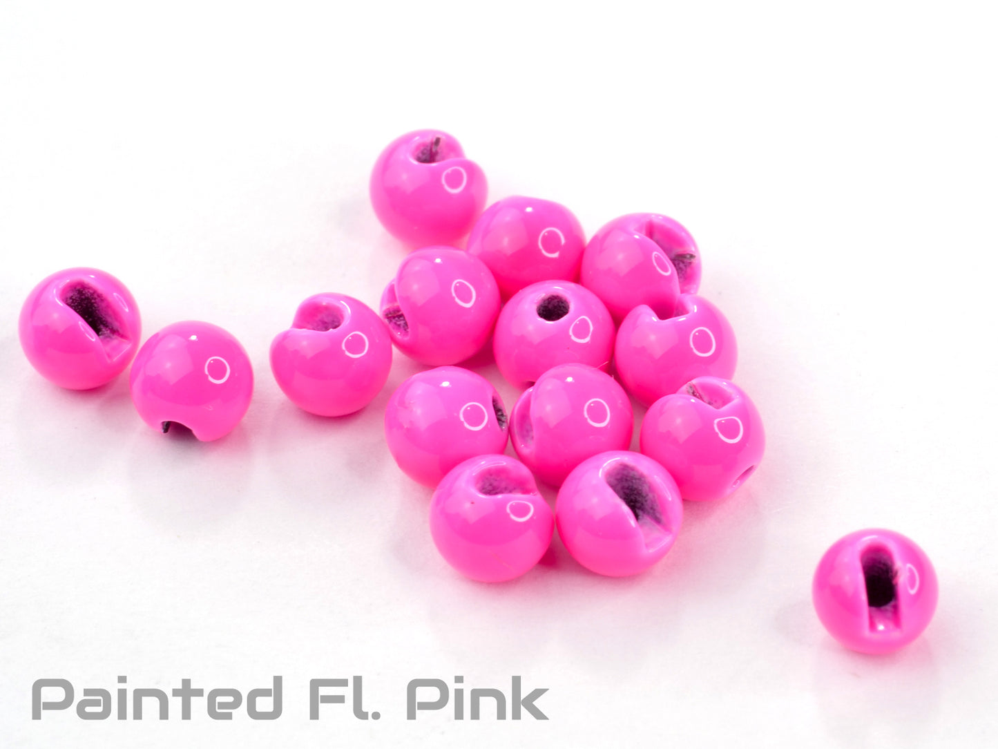 Slotted Beads (Painted/Matte Colors)