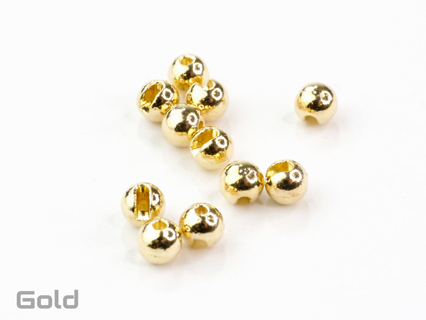 Tactical Fly Fisher Slotted Tungsten Beads 50 Pack (Standard and Metallic Colors)