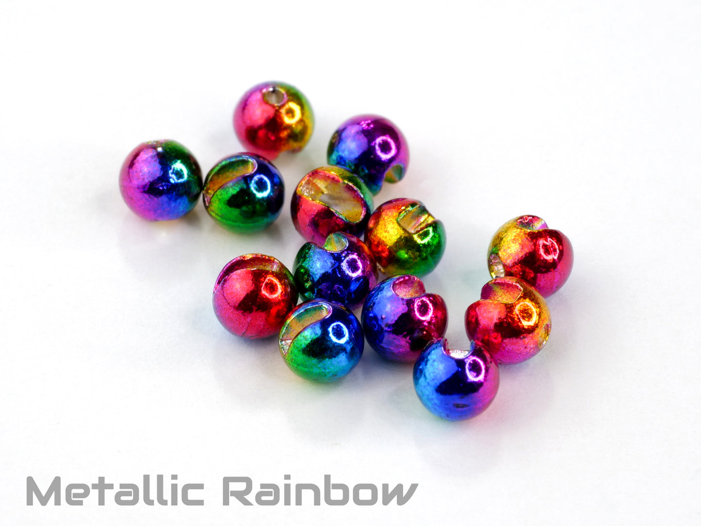 Tactical Fly Fisher Slotted Tungsten Beads 50 Pack (Standard and Metallic Colors)