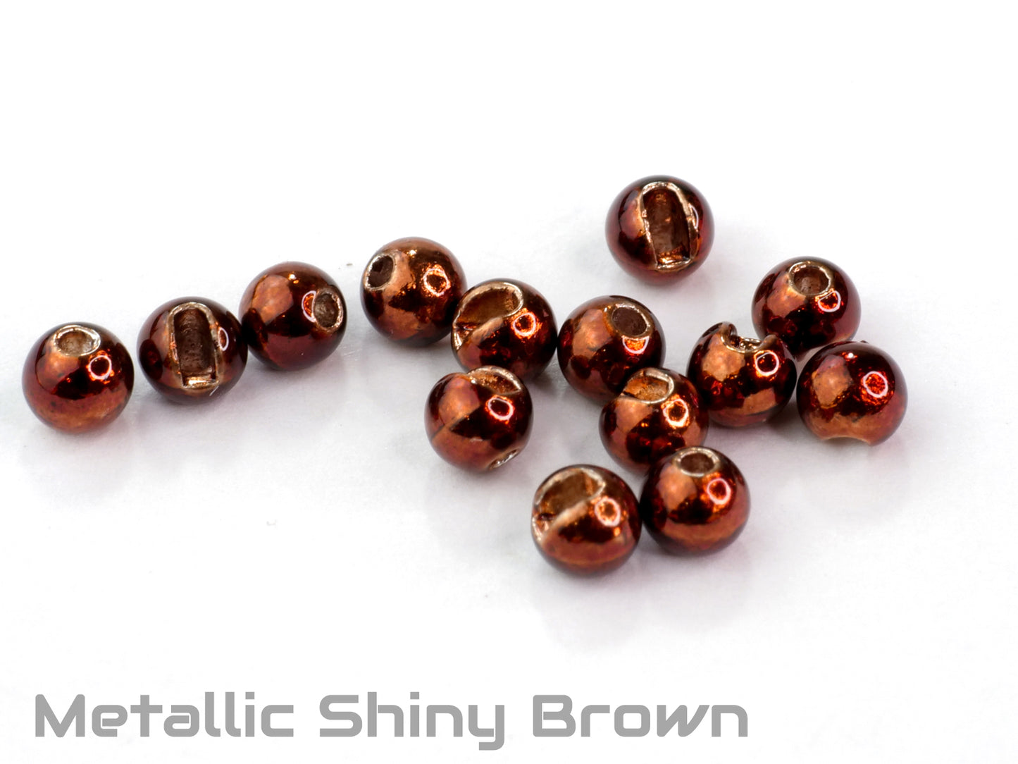 Tactical Fly Fisher Slotted Tungsten Beads 50 Pack (Standard and Metallic Colors)