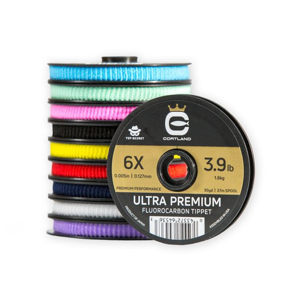 Cortland Ultra Premium Fluorocarbon Tippet 100 yd guide spools – Tactical  Fly Fisher