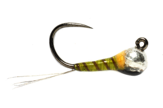 Olive Hot Spot Jig Perdigon