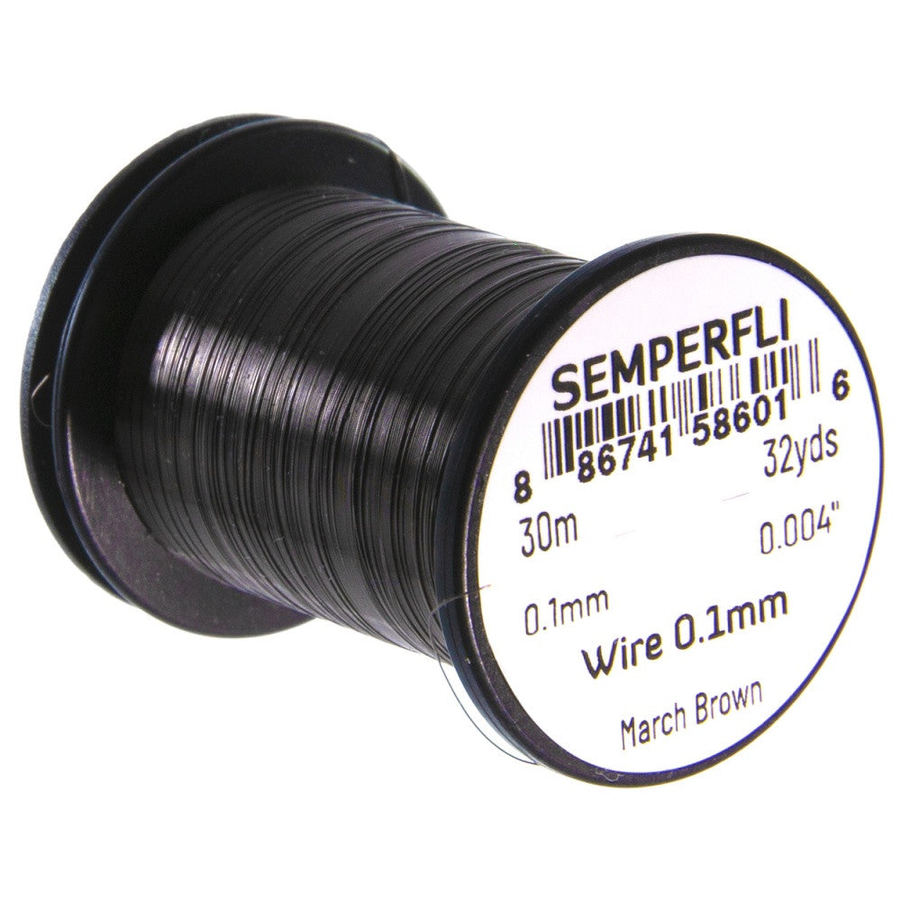 Semperfli ultrafine 0.1mm fly tying wire