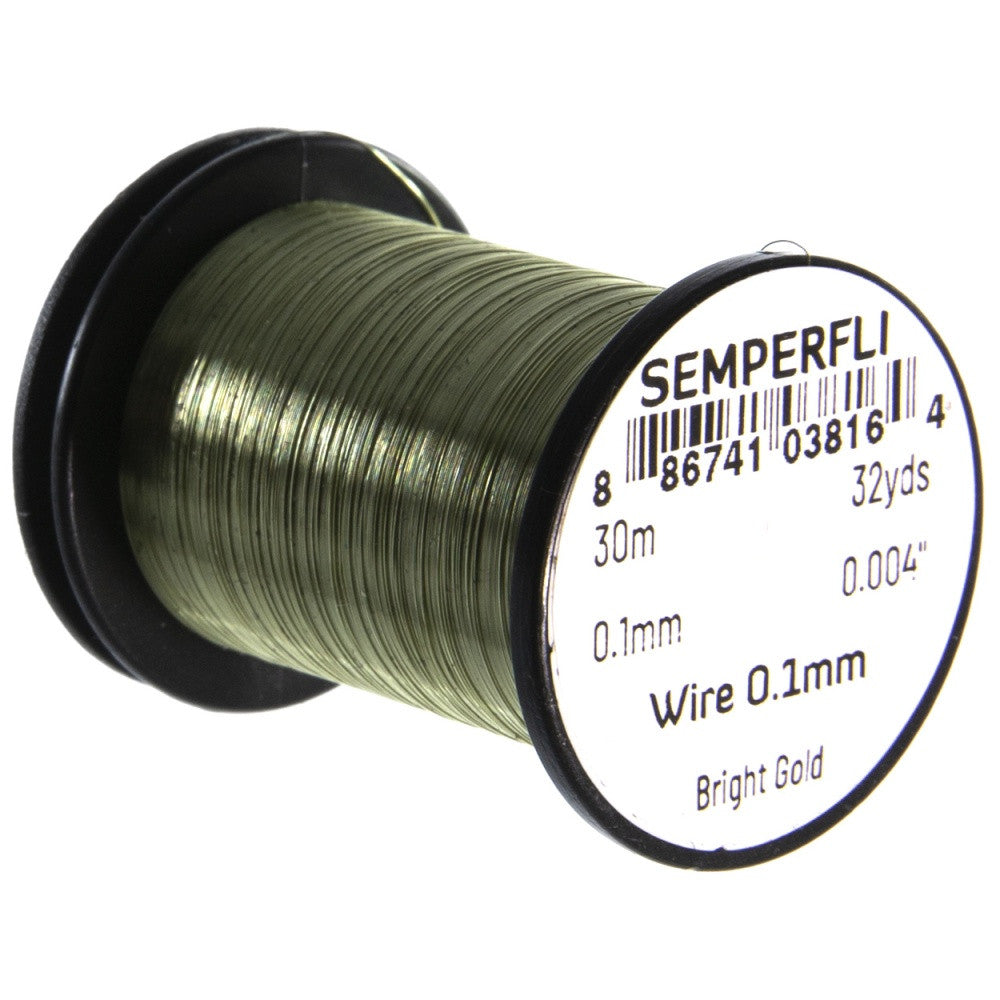 Semperfli ultrafine 0.1mm fly tying wire