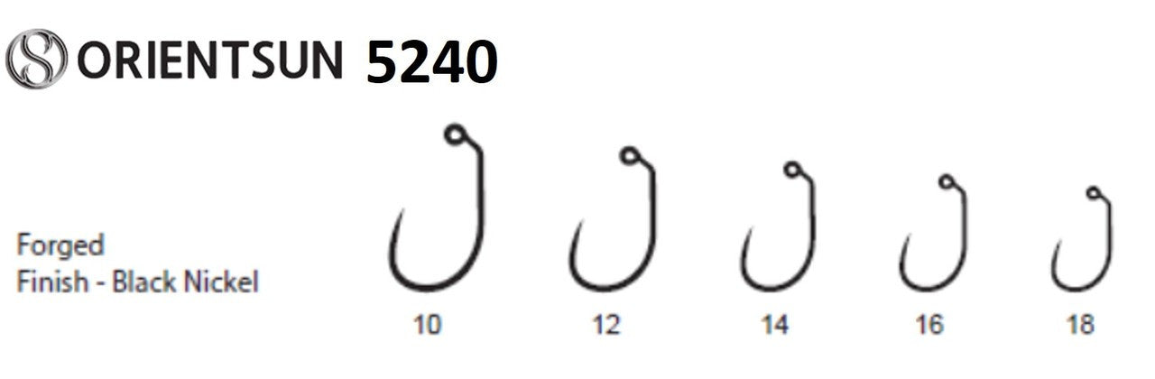 Orientsun 5240 Barbless Wide Gap Jig Nymph Hook