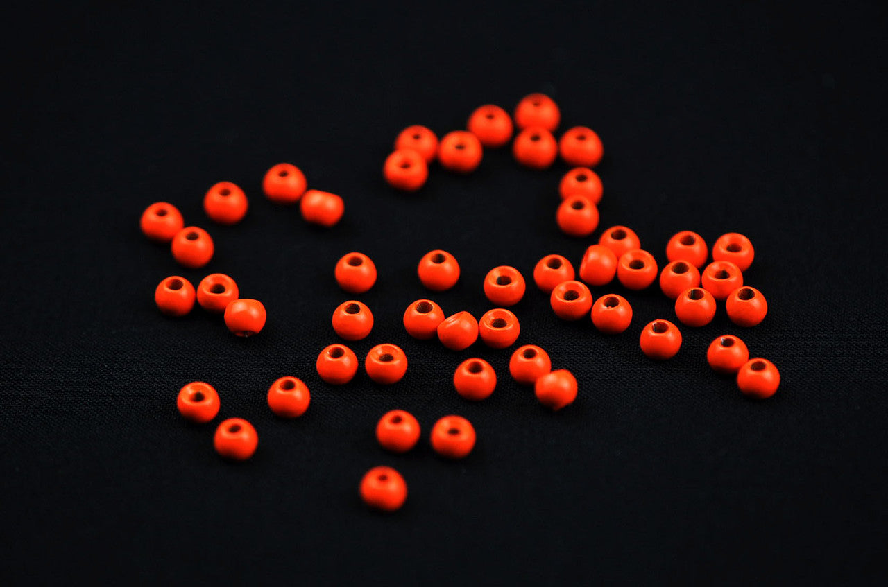 Tactical Fly Fisher Countersunk Tungsten Beads (Fluorescent Colors) 50 pack