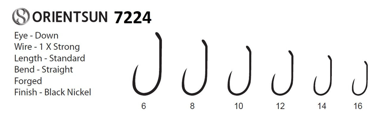 Orientsun 7224 Barbless Nymph Hook