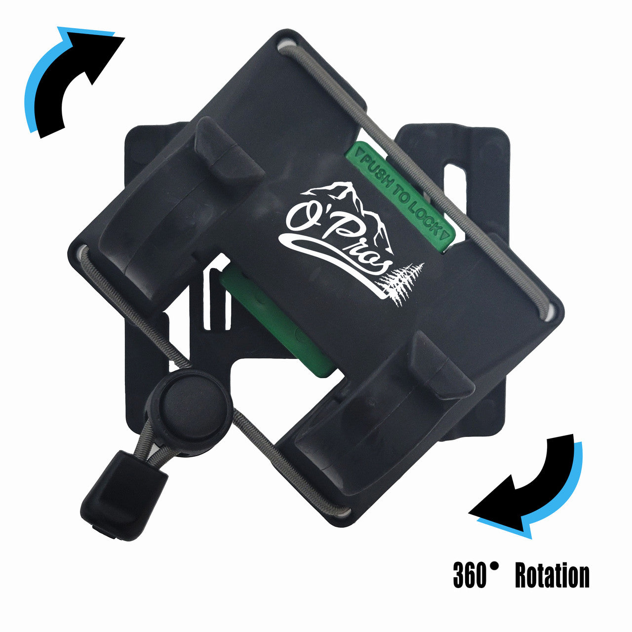 O'pros Belt Clip Rod Holder with slide lock
