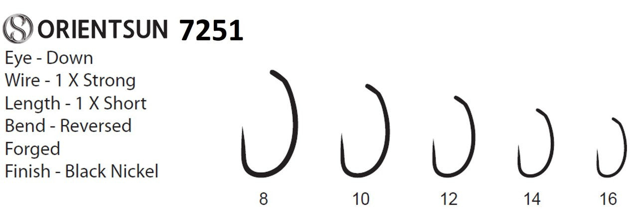 Orientsun 7251 Barbless Heavy Scud-Czech Nymph Hook