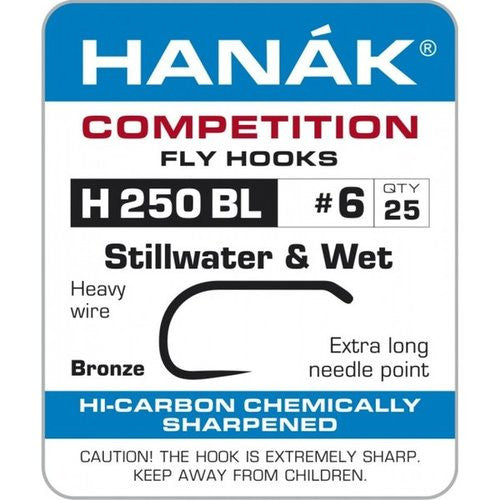 Hanak 250 BL Nymph-Stillwater-Wet Fly Hook – Tactical Fly Fisher