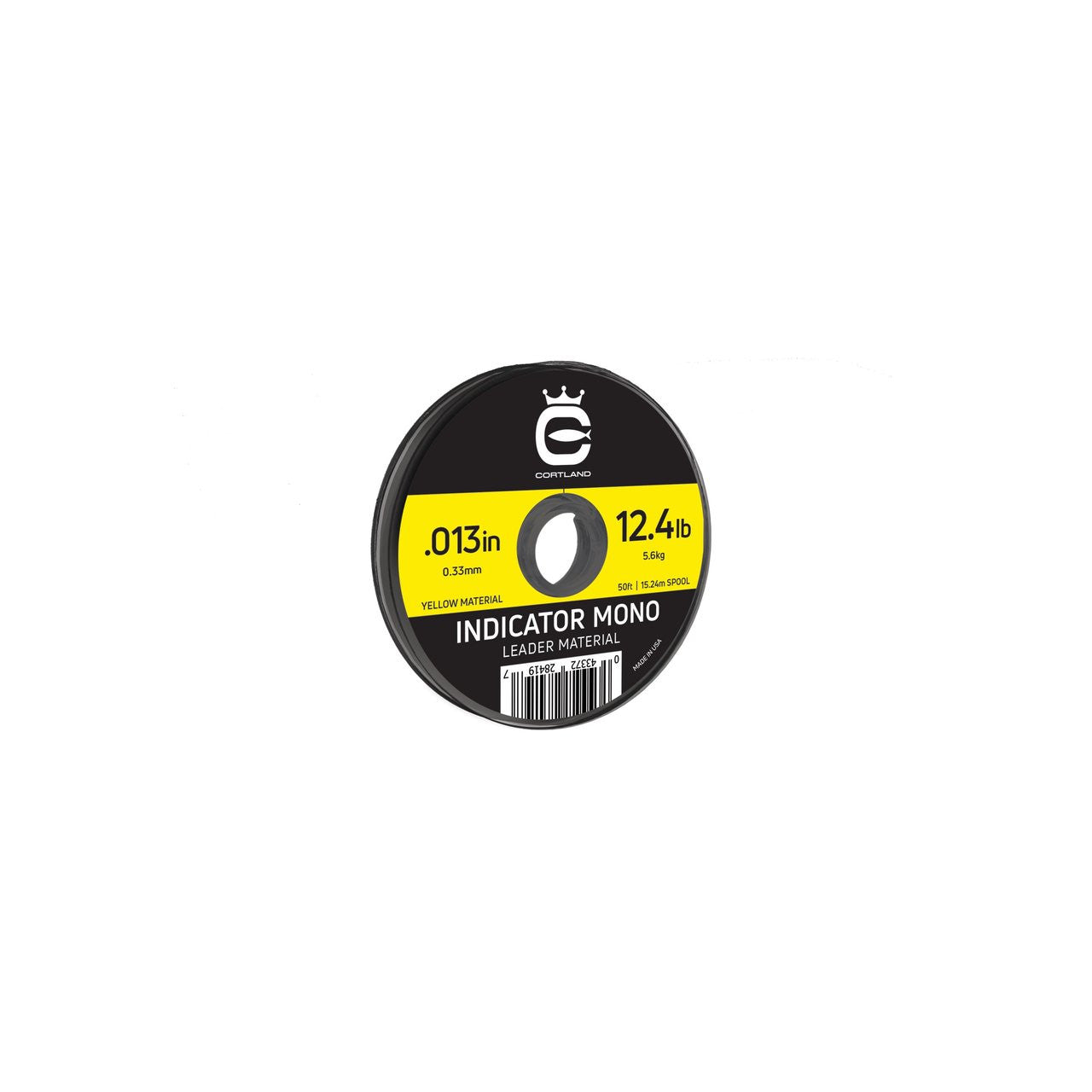 Cortland Indicator Mono (Bi-Color, Yellow and White) 50ft Spools