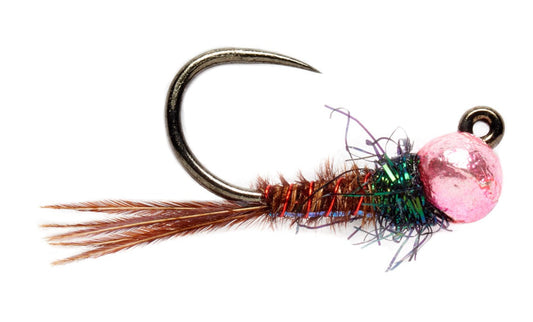 Roza's Pink Bead Pheasant Tail