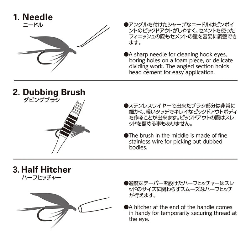 C&F Design 3-in-1 Dubbing Brush