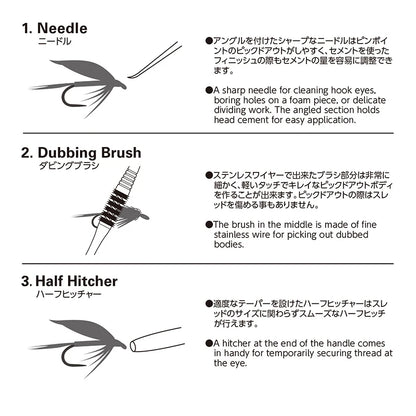 C&F Design 3-in-1 Dubbing Brush
