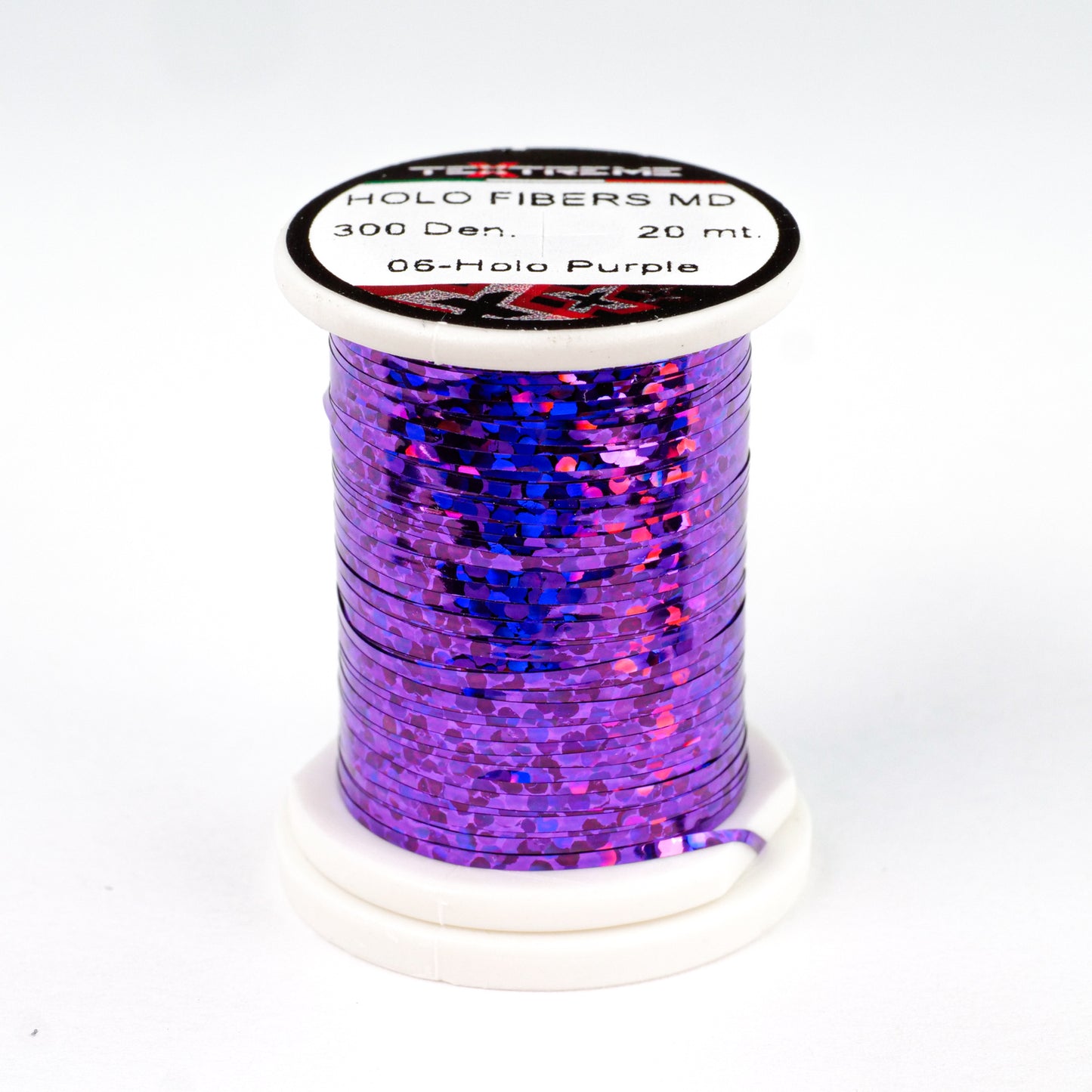 Textreme Holographic Fibers (Spooled Holographic Tinsel)