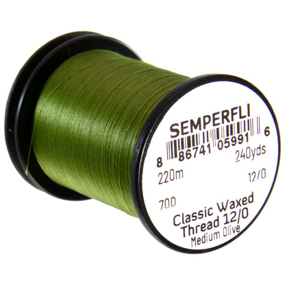 Semperfli Classic Waxed Thread 12-0 (240 yard spool)