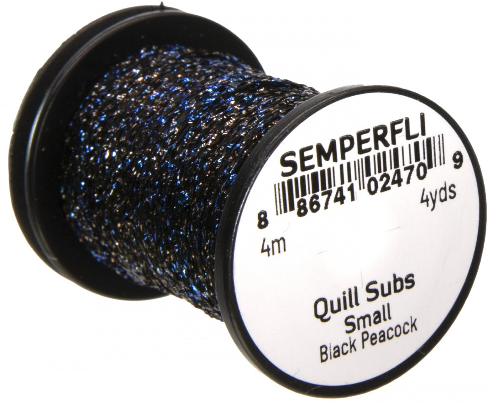 Semperfli Peacock Quill Subs