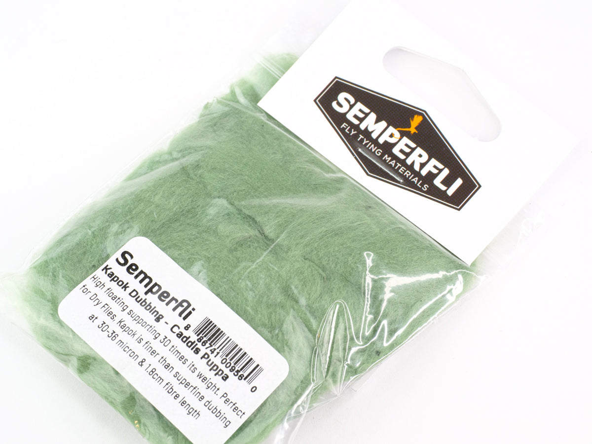 Semperfli Kapok Dry Fly Dubbing Full Selection Dispenser - Dakota