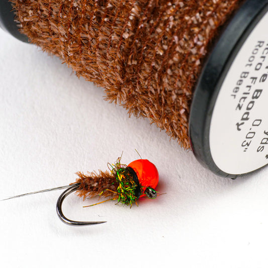 Example of fly tied with Micro Fritz