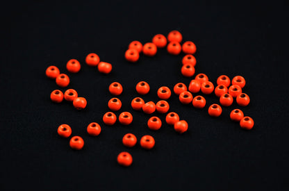 Tactical Fly Fisher Countersunk Tungsten Beads Fluorescent Colors 50 pack (Chartreuse, Orange and Pink)