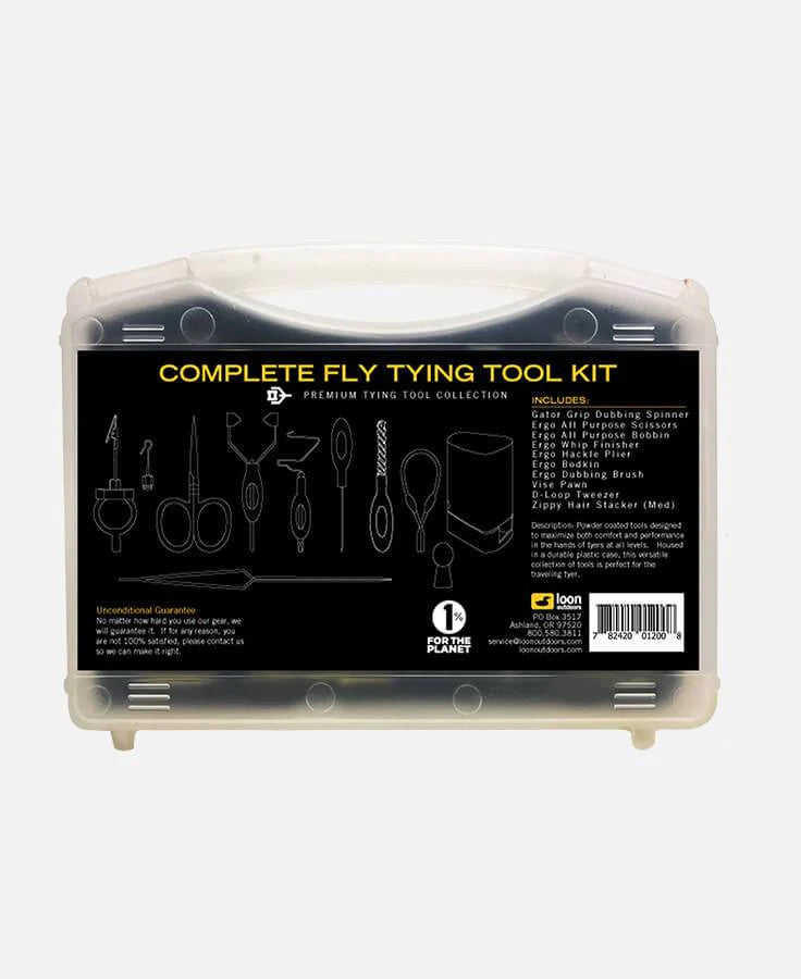 Loon Complete Fly Tying Kit Back